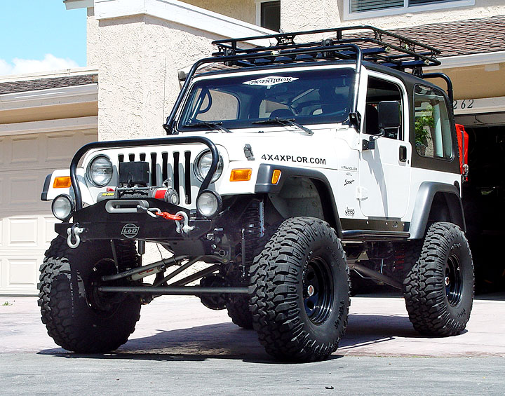 Jeep tj hard top roof rack #2