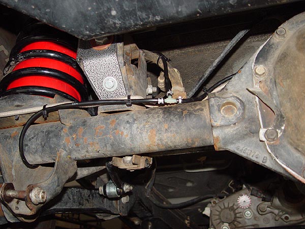 Jeep axle breather hose