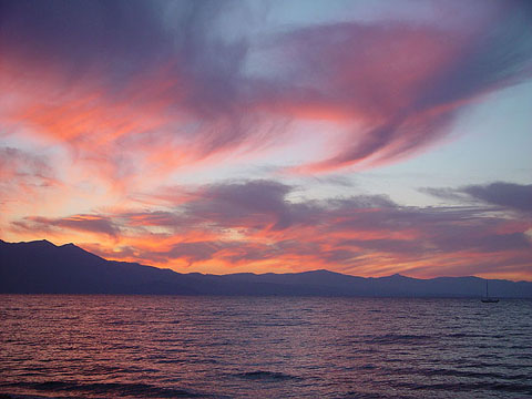 Lake Tahoe Sunset 01