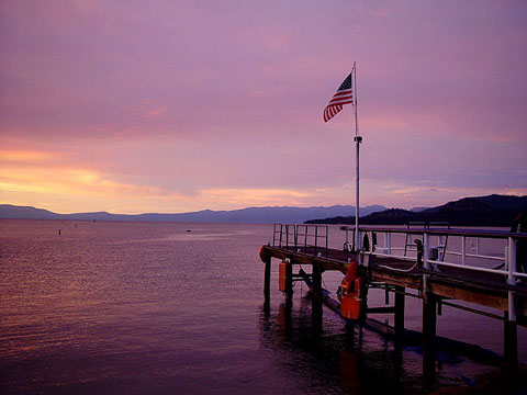 Lake Tahoe Sunset Harbor 03
