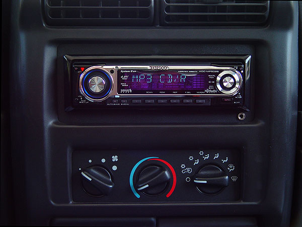  Stereo on Jeep Tj Stereo Head Unit Ipod Mp3 Auxiliary Input Installation
