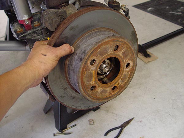 Jeep TJ Front Disc Brake Pads and Rotor Replacement