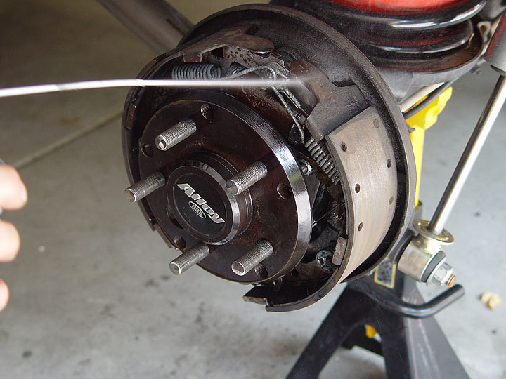 Jeep Rear Drum Brake Remove - Install and Adjust