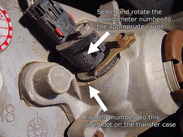 Jeep Speedometer Gear Chart